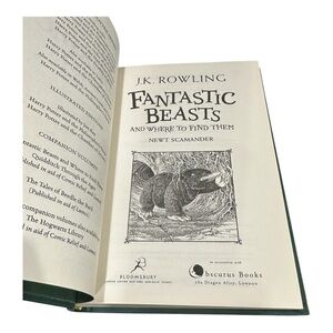 Fantastic Beasts and Where to Find Them Book J K Rowling Hardcover